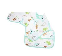 Hohopeti Cartoon Toddler Boys and Girls Meal Bib for Baking Childrens Aprons Dribble Bibs