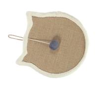 Hohopeti Cat Scratch Pad for Indoor Cats Wear-resistant Hanging Scratcher Board Cute Design Toy for Kittens to Train and Protect Furniture from Scratching