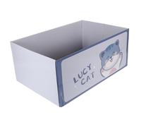 Hohopeti Cat Scratching Board Fun Design Corrugated Cardboard Scratcher for Indoor Cats Safe and Convenient Play No Cover