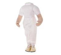 Hohopeti Ceramic Doll Body DIY Handmade Doll Parts for Craft Straight Legs and Bent Arms Reusable Lightweight Accessory for Imaginative Play and Interaction