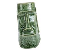 Hohopeti Ceramic Hawaiian Tiki Mug Heat-Resistant Cocktail for Bar and Home Party Use Creative Ceramic Drinkware for Tropical Beach and Hawaii Events