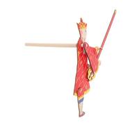 Hohopeti Chinese Traditional Wooden Shadow Puppet for Family Interaction Educational Puppet Theatre Plaything Creative Cultural Learning Kit