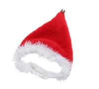 Hohopeti Christmas PET Triangle Bib PET Scarf Keeps Pet's Neck Clean Polyester Red for Cats and Dogs at Banquets and Events