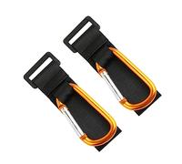 Hohopeti Clips Hooks for Stroller 2pcs Adjustable Multi-Purpose Stroller Hooks Non-Slip Heavy-Duty for Walkers Shopping Organizer