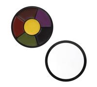 Hohopeti Color Halloween Wound Makeup Paint Palette for Face and Body Oil Based Cosplay Facepaint with Red Yellow Green Blue Purple Shades Non Toxic Suitable for All Ages and Random Color