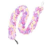 Hohopeti Colorful Cotton Climbing Rope for Parrots and Reptiles Swing with Stable Buckle Hooks Suitable for Lizards Frogs Geckos Chameleons Stress Relief Bird Rope and Reptile Stand