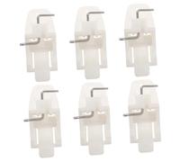 Hohopeti Commercial Replacement Rack Clips Fridge Square Buckles Clips for Freezer