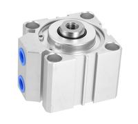 Hohopeti Compact Aluminium Alloy Pneumatic Cylinder High-Speed Precision Control Thin Design for Industrial Automation Manufacturing Replacement with Easy Maintenance and Space-Saving