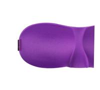 Hohopeti Contoured Eye Mask Lightweight Breathable Sleep Cover Adjustable Strap No Pressure Eyes for Sleeping Travel Work Naps Purple
