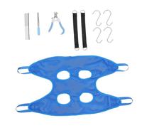 Hohopeti Convenient Pet Grooming Hammock for Cats and Dogs Easy Install and Washable Household Pet Nail Care Accessory Suitable for Home Practical Blue S Random Color