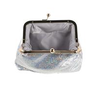 Hohopeti Corduroy Cosmetic Bag Makeup Storage Case 8.27x4.72x2.36in Spacious Portable Elegant Chic Design for Women Daily Use Large Capacity Metallic Details