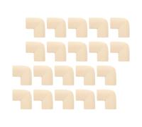 Hohopeti Corner Protectors Impact Prevention Guards for Mirrors and Tvs Nbr 20pcs Beige Lightweight Picture Frame Shipping Edge Protectors for Moving and Offices