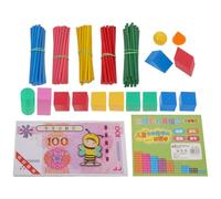 Hohopeti Counting Rods Math Learning Tools for Arithmetic Teaching Geometry Manipulatives for School Enhances Visual Memory and Logical Thinking Skills