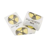Hohopeti Creative Printed Toilet Paper Roll with Warning Radiation Pattern Novelty Bath Tissue for Party Decoration Decorative Bathroom Toilet Roll Paper to Impress Guests and Enhance Table