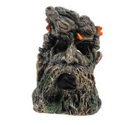 Hohopeti Creative Trunk Old Man Reptile Hideout Habitat Safe Environmental Pet Cage Ornament Natural Terrarium Landscape Decor for Lizards Geckos Bearded Dragons Suitable for Reptile