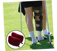 Hohopeti Crutch Armpit Pads with Cotton Sponge Soft Cushions Non Slip Underarm Protection for Elderly Walking Support