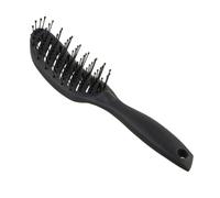 Hohopeti Curved Hairdressing Styling Comb Lightweight Massage Comb for Women Portable Hairbrush for Scalp Relaxation and Hair Care