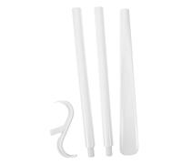 Hohopeti Detachable Dressing Pole and Handled Shoehorn Two-in-one Dressing Aid Long Handle Plastic Shoe Lifter Adjustable Elderly and Disabled Assistance Sock Removal Tool