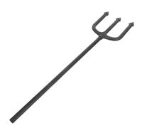Hohopeti Devil Fork Prop Black Trident Pitch Fork Halloween Cosplay Party Costume Accessories
