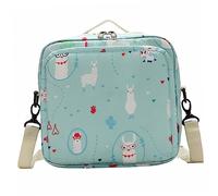 Hohopeti Diaper Storage Bag Single-Shoulder Supply Container for Wet Nappies Food and Clothes Cute Pattern Design for Convenient Parenting