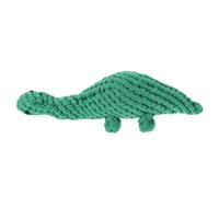 Hohopeti Dinosaur Shaped Dog Rope Toy Cotton Rope Chew Toy Indoor Dog Teeth Cleaning Puppy Teething Plaything Bite-resistant Pet Supplies