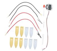 Hohopeti DIY Fruit Battery Science Experiment Kit with Zinc-copper Plates for Educational Physics Teaching Fruit Battery Energy Kit for Potato Lemon Chemistry Projects and Invention Fun
