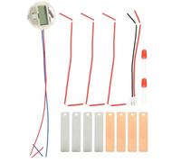 Hohopeti DIY Fruit Battery Science Kit for Students - Potato Battery Experiment Supply Zinc-copper Plates, Educational Science for Electricity Experiments and Sensory Learning