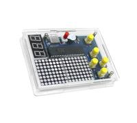 Hohopeti DIY Game Console Soldering Kit Blue Electronic Handheld Game Parts for Adults and Practical Soldering Practice Tool for Electronics Learning and Fun DIY Assembly