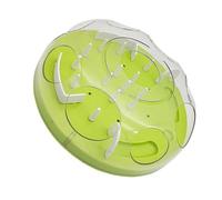 Hohopeti DIY Maze Cat Slow Feeder Interactive Puzzle Plaything for Cats Indoor Exercise and Healthy Eating Green