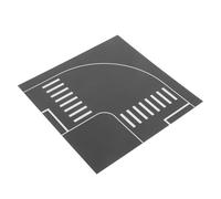 Hohopeti DIY Miniature Road Model Interactive Traffic Sign for Educational Traffic Safety Scene Accessories for Creative Urban Landscape Building and Pretend Play