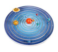 Hohopeti DIY Solar System Planet Models Kit for Adults Smooth Texture Hand-paint Graffiti Educational Puzzle Model for Student Craft Projects and Home Decoration