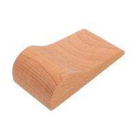 Hohopeti DIY Watch Strap Bender Beech Wood Leathercraft Tool for Watch Band Replacement and Bracelet Shaping Portable Handheld Strap Molding Tool for Curving Leather Edges and Belt Bending