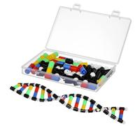 Hohopeti Dna Model Double Helix Structure Kit for Science Teaching Interactive DIY Molecular Model for Biology Students Safe Plastic Educational Tool for High School Genetics Demonstration