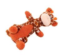 Hohopeti Dog Chew Giraffe Shape Plush with Squeaker, Puppy Plush for Small to Medium Dogs, Soft Pet Sound for Boredom Relief and Teething