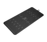 Hohopeti Dog Food Mat Non- Pet Feeding Placemat for Cats and Dogs Easy to Clean Silicone Cat Bowl Pad Indoor Use Deep