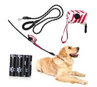 Hohopeti Dog Walk Bag Dispenser: Leash Poop Bags Holder for Outdoor Activities Random