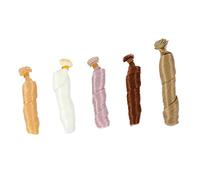 Hohopeti Doll Wig Set Can Be Restyled for Doll Making Heat Resistant 5pcs DIY Accessory, High Temperature Wire Material for Girls Crafting Projects