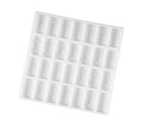 Hohopeti Domino Mold Silicone Mould for DIY Crystal Resin Candy and Chocolate Making, Creative Household Dominoes Tray for Crafting Resin Art and Homemade Sweets