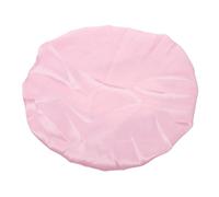 Hohopeti Double Layer Satin Shower Cap for Toddler Babies Invisible Adjustable Strap, Pink Kids Bath Dome Cap Suitable for Bathing and Sleeping
