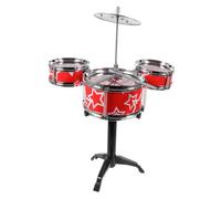 Hohopeti Drum Set Educational Jazz Percussion Kit for Early Learning Musical Plaything Stimulates Creativity and Sensory Development Easy Assembly
