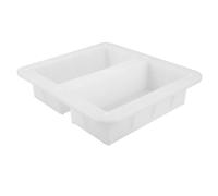 Hohopeti Dutch Brick Mold Concrete Form Molding Cement Brick Mold Trim Cement Blocks Maker White