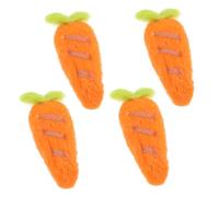 Hohopeti Easter Decor Carrot Hairpin 4pcs Felt Ornaments Diy Craft Handmade Accessory