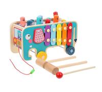 Hohopeti Educational Hammering Mole with Colorful Cartoon Elephant Xylophone for Enhances Hand-eye Coordination Motor Skills Development and Concentration