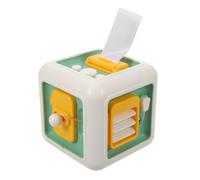 Hohopeti Educational Montessori Busy Cube for Early Learning Cognitive Development Preschool Puzzle Travel Essential for Boy Girl