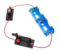 Hohopeti Educational Stem Circuit Science Kit for DIY Electric Circuit Experiment with Switches Bulbs Wires for School Physics Science Learning Basic Concepts Teaching