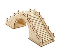 Hohopeti Educational Wooden Arch Bridge DIY Kit for Boys and Science Experiment Construction to Enhance Creativity Imagination and Cognitive Skills with High-grade Wood Material for Fun