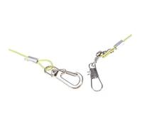 Hohopeti Elastic Parrot Leash Training Rope with Anti-bite Flying Harness and Claw Ring Chew-resistant Outdoor Bird Harness for Safe Flight Practice Random Color