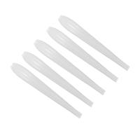 Hohopeti Elastic Sports Headbands 5pcs White Non-slip Stretchable Sweatbands for Women and Men Workout Yoga Running Football Hair Accessories