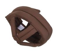 Hohopeti Elderly Anti-Fall Protective Cap with Ear Coverage, Padded Soft Head Cushion for Fall Prevention, Adjustable Brown Safety Helmet for Senior Head Injury Protection