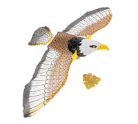 Hohopeti Electric Hanging Eagle with Flapping Wings and Music Realistic Bird Plaything for Creative Play and Motor Skill Development Battery Not Included